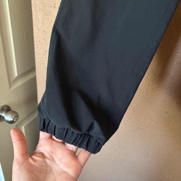Athleta Girl Black Joggers Performance Pants Drawstring Size M 8-10 - Picture 4 of 8